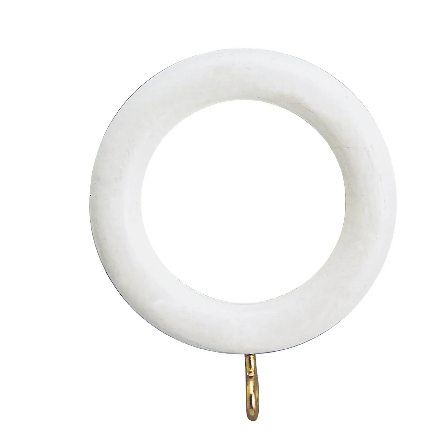 White Wood 6 Pack Of Curtain Rings 3 White Wood 6 Pack Of Curtain Rings