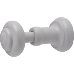 None Pair Of Grey Curtain Holdbacks