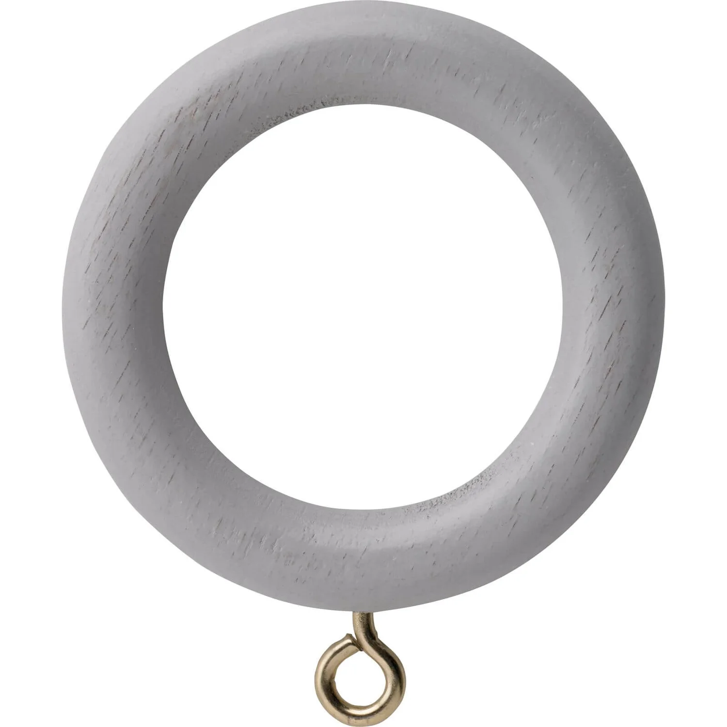 Grey Wood 28mm Curtain Rings 6 Pack 3 Grey Wood 28mm Curtain Rings 6 Pack