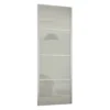 Ellipse Sliding Wardrobe Door 4 Panel Arctic White Glass With Aluminium Frame (W)610mm -Furniture Series Sale 12806901 7324843067398218