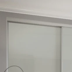 Duo Sliding Wardrobe Door Arctic White Glass With Aluminium Frame (W)914mm 9 Duo Sliding Wardrobe Door Arctic White Glass With Aluminium Frame (W)914mm -Furniture Series Sale 12807141 1884843069878981