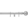 Chrome 28mm Fixed Curtain Pole With Ball 2.4m -Furniture Series Sale 12810038 6894831961842440