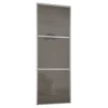 Linear Sliding Wardrobe Door 3 Panel Cappuccino Glass With Silver Frame (W)610mm -Furniture Series Sale 12811748 9464843064015430