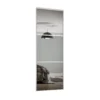 Linear Sliding Wardrobe Door 3 Panel Mirror With White Frame (W)610mm -Furniture Series Sale 12811777 5094843064415189