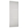 Linear Sliding Wardrobe Door 3 Panel White With White Frame (W)610mm -Furniture Series Sale 12811785 1174843064776128