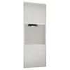 Linear Sliding Wardrobe Door 3 Panel White / Mirror With White Frame (W)914mm -Furniture Series Sale 12811820 2564843066460910