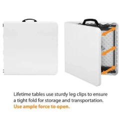 Lifetime Seasonal Party Trestle Folding Table - 1.22m / 4ft -Furniture Series Sale 12813151 1924913634483522