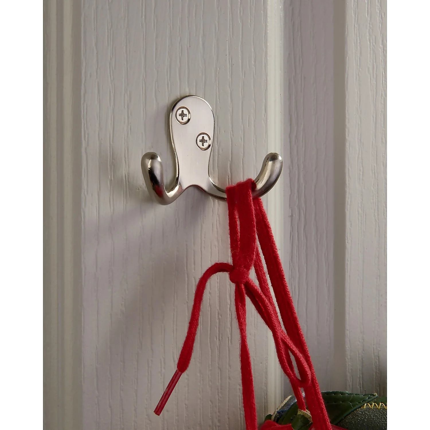 Basic Double Robe Hook - Satin Nickel 4 Basic Double Robe Hook - Satin Nickel - Image 2