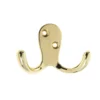 Basic Double Robe Hook - Polished Brass 1 Basic Double Robe Hook - Polished Brass -Furniture Series Sale 12817518 1094831951588233