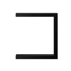 None Double U Shelf Bracket - Black - 330x300mm -Furniture Series Sale 12820763 1884930156443321