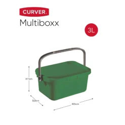 Curver Multiboxx Plastic Multi-purpose Storage Box - Green - 3L 13 Curver Multiboxx Plastic Multi-purpose Storage Box - Green - 3L -Furniture Series Sale 12820962 1044833171226734