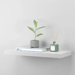 Matt White Floating Shelf - 600 X 240 X 38mm 8 Matt White Floating Shelf - 600 X 240 X 38mm -Furniture Series Sale 12822027 1154876423405650