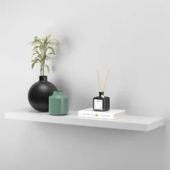 Floating Shelf - White Matt - 900 X 240 X 38mm -Furniture Series Sale 12822045 1194887314846862