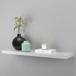 Floating Shelf - White Gloss - 900 X 240 X 38mm -Furniture Series Sale 12822047 2074876424925738