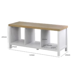 Clever Cube 1x3 Storage Unit With Legs - White -Furniture Series Sale 12824159 1165052927610062