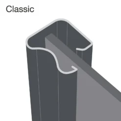 Classic Sliding Wardrobe Door Mirror With Silver Frame (W)610mm -Furniture Series Sale 12825619 5294986134038608