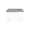 17L Storage Box With Clear Base And Grey Lid -Furniture Series Sale 12826259 4354904169460761