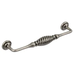 Twist Bar Handle - Antique Pewter