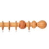 Harrison Drape 28mm Wood 2.4m Curtain Pole Kit -Furniture Series Sale 12829560 1464831907667432