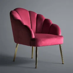 Sophia Scallop Occasional Chair - Cerise 8 Sophia Scallop Occasional Chair - Cerise -Furniture Series Sale 12834754 1684833175761318