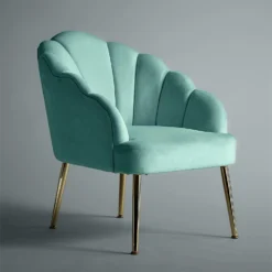 Sophia Scallop Occasional Chair - Duck Egg Blue -Furniture Series Sale 12834895 1504833175656834