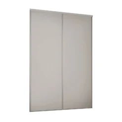 Classic 2 Door Sliding Wardrobe Kit Cashmere Panel (W)1489 X (H)2260mm