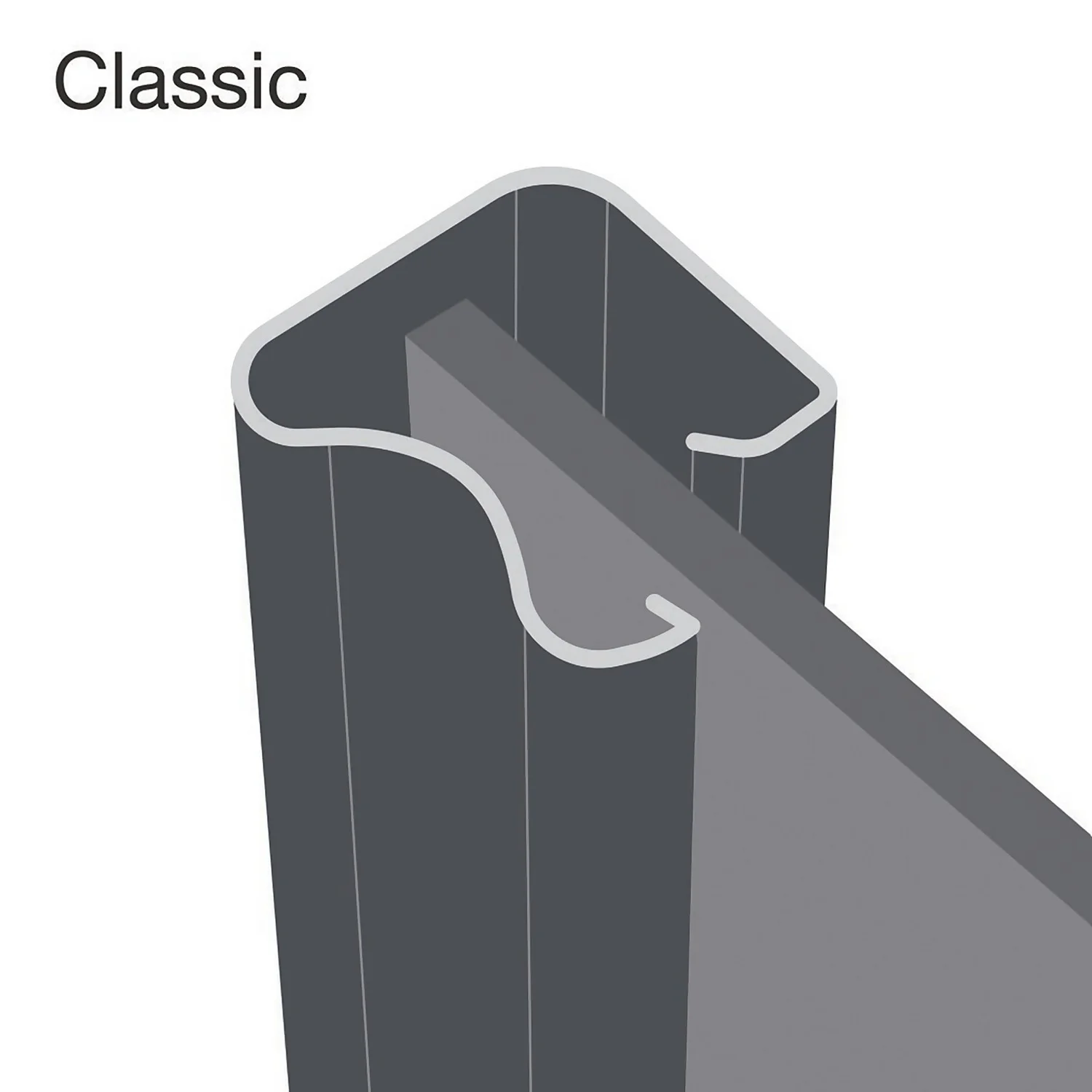 Classic 2 Door Sliding Wardrobe Kit Stone Grey Panel (W)1793 X (H)2260mm 5 Classic 2 Door Sliding Wardrobe Kit Stone Grey Panel (W)1793 X (H)2260mm - Image 3