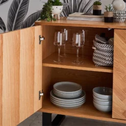 Skelby Herringbone Oak Sideboard -Furniture Series Sale 12838834 5464832960232024