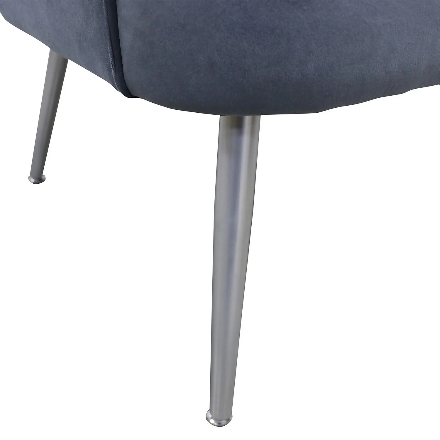 Sophia Scallop Occasional Chair - Grey 8 Sophia Scallop Occasional Chair - Grey - Image 6