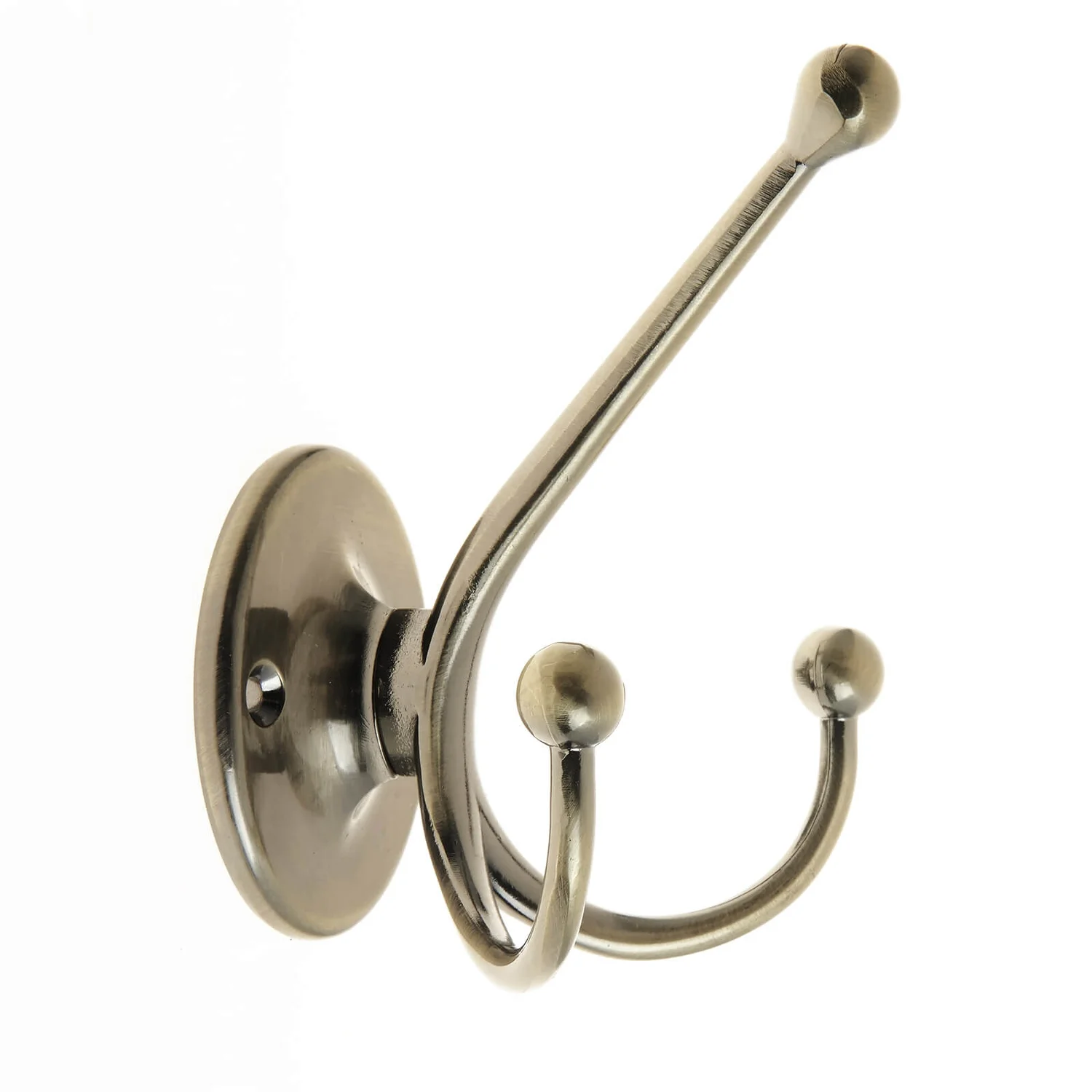 Oval Tri Hook - Antique Brass 5 Oval Tri Hook - Antique Brass - Image 3