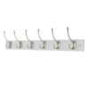 6 Victorian Satin Nickel Hooks On White Bloc Board -Furniture Series Sale 12839295 1084845858536232