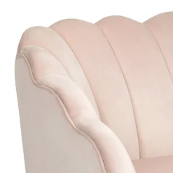 Sophia Scallop Occasional Sofa - Blush -Furniture Series Sale 12840480 9164862164842207