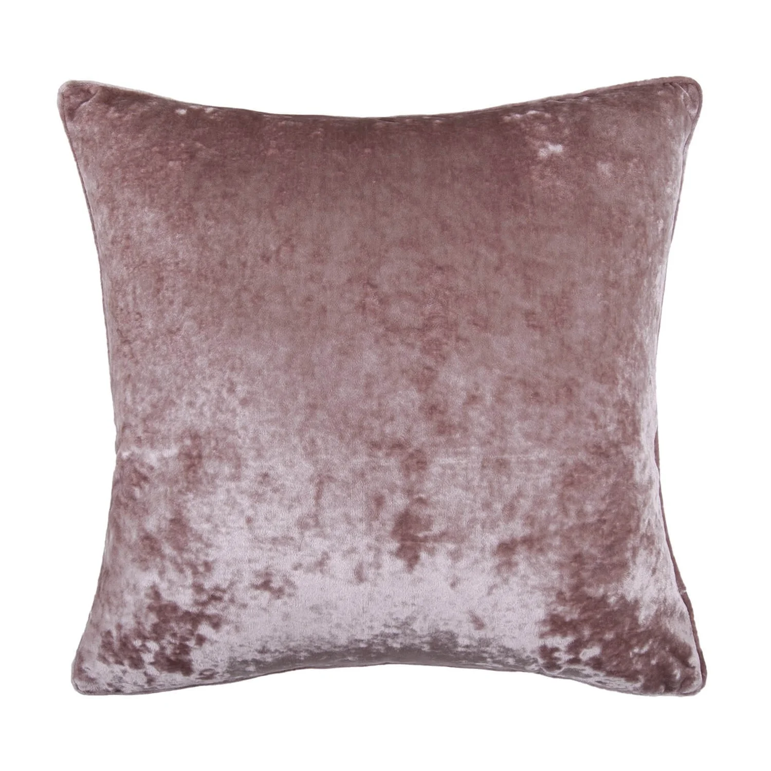 Large Crushed Velvet Cushion - Blush - 58x58cm 3 Large Crushed Velvet Cushion - Blush - 58x58cm
