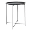 Metal Folding Side Table - Black -Furniture Series Sale 12879001 6294940538636588