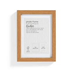 Box Photo Frame - 6x4" - Oak Effect 10 Box Photo Frame - 6x4" - Oak Effect -Furniture Series Sale 12879237 8694853904476883