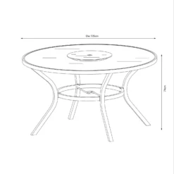 Misali 6 Seater Garden Dining Set -Furniture Series Sale 12881492 5834948030746531