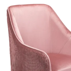 Pia Pleat Swivel Chair - Rose -Furniture Series Sale 12882869 2114887373381713