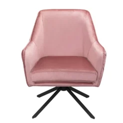 Pia Pleat Swivel Chair - Rose -Furniture Series Sale 12882869 9754887373328589