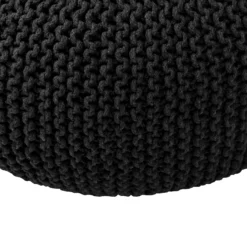 Charles Chunky Knit Pouffe - Grey -Furniture Series Sale 12882881 1114898261876553