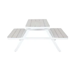 Picnic Bench - White & Grey -Furniture Series Sale 12885210 1354846186560357