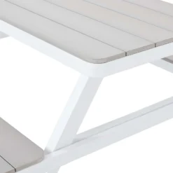 Picnic Bench - White & Grey -Furniture Series Sale 12885210 1514846186591569