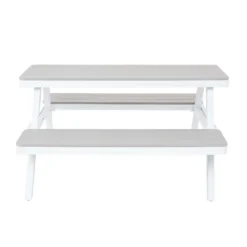 Picnic Bench - White & Grey -Furniture Series Sale 12885210 6834846186528506
