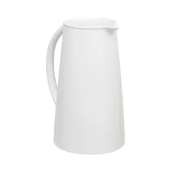 Ceramic Jug With Embossed Heart - White -Furniture Series Sale 12886083 1444843705804494