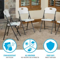 Lifetime Blow Moulded Folding Chair -Furniture Series Sale 12886299 3054913634232371