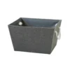 Grey Herringbone Large Storage Basket -Furniture Series Sale 12886446 1934857031298286
