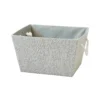 Neutral Herringbone Large Storage Basket -Furniture Series Sale 12886453 2334857031446900