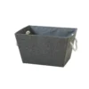 Grey Herringbone Medium Storage Basket -Furniture Series Sale 12886594 1754857031446474