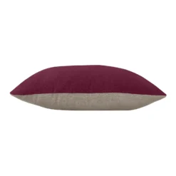 House Beautiful Velvet Linen Cushion - 45x45cm - Plum -Furniture Series Sale 12887011 2144853161517856