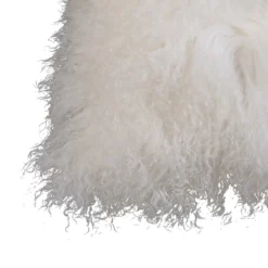 House Beautiful Real Mongolian Wool Cushion - Cream- 38x38cm -Furniture Series Sale 12887216 2314843807735791