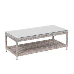 Florence 4 Seater Grey Rattan Garden Sofa Set -Furniture Series Sale 12887803 8654843689625254